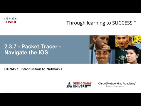 Курс Молодого Бойца Cisco Часть 1 2021 CCNA 1 ITN 2.3.7 Cisco Packet Tracer – Navigate the IOS