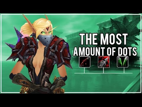 Most Amount of Dots - Assassination Rogue PvP WoW Legion 7.1.5