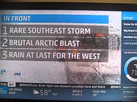 The Weather Channel Weather Center Live bottom of hour intro 1/27/2014