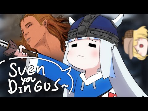 Gura and Sven - Skyrim (Hololive animations)