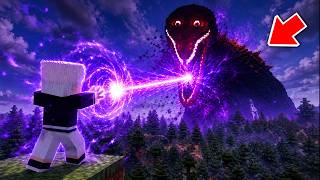 五条悟になって『ブラッドバスゴジラ』を倒す ホラーMOD 呪術廻戦【マイクラ】【マインクラフト】