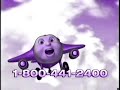 Jay Jay The Jet Plane CGI Series 1999 Video Collection Ad Hue Cycles Entire Color Spectrum
