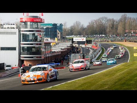 Porsche Carrera Cup GB 2016: Brands Hatch Rounds 1 & 2 Highlights