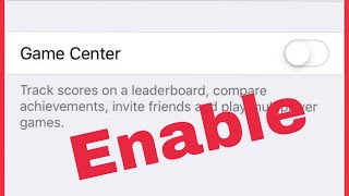 iPhone mobile | How To Enable Game Centre Feature