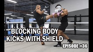 BKA Episode 36 Blocking Body Kicks with Shield