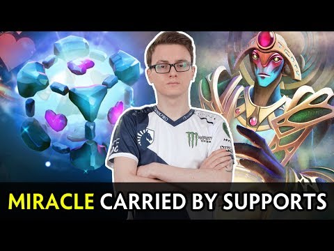 Miracle carried by tryhard Supports — dream of every carry