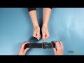 How To Make Handcuffs Out Of A Belt Single Double Cuff