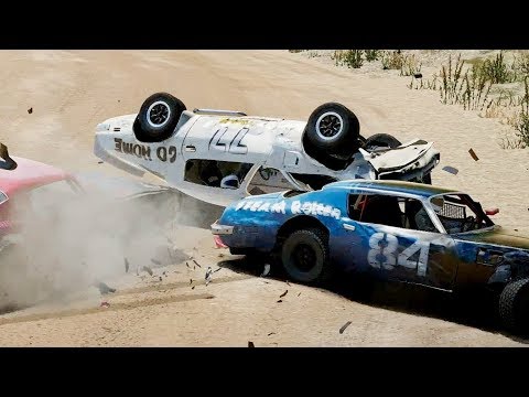 Wreckfest Die Hard 38 ► Slow Motion Crashes