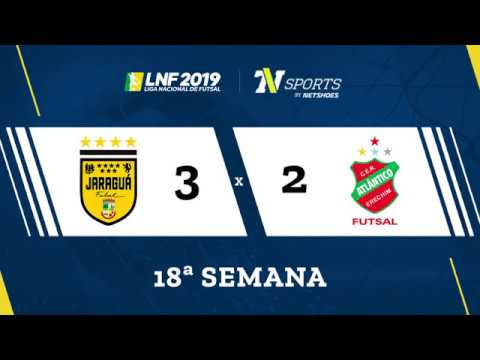 LNF2019 - Gols - 18r - Jaraguá 3 x 2 Atlântico