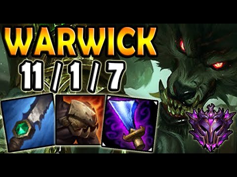 OTP Warwick vs Ekko [ JUNGLE ] Lol Master Korea 10.16