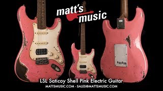 Video thumbnail for Matt's Music Center - LSL Saticoy Shell Pink Electric Guitar - Chris Bryant by Matt's Music Center
