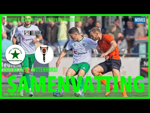 🔥 SAMENVATTING GROENE STER vs WITTENHORST