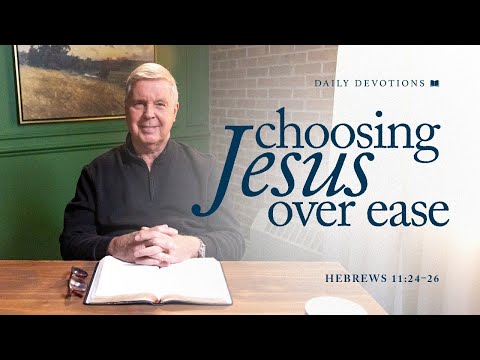 Choosing Jesus over Ease │ Hebrews 11:24–26 | Pastor Jim Cymbala | The Brooklyn Tabernacle