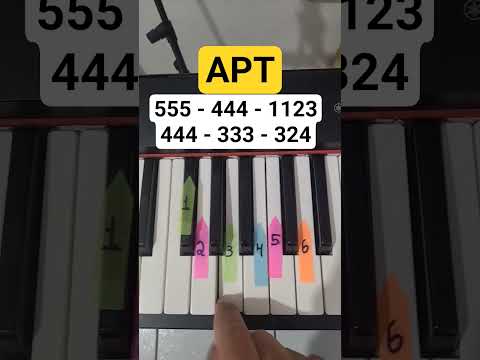 🎹🔥 APT. Piano Tutorial 🎶✨