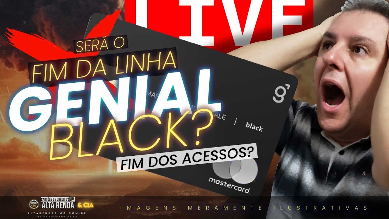 💳LIVE: SERÁ O FIM DO CARTÃO MASTERCARD BLACK DO BANCO GENIAL? ACABOU OS ACESSOS PARA CONVIDADOS