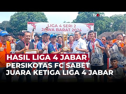  Persikotas FC Menang Adu Penalti, Sabet Juara Ketiga Liga 4 Seri II Jawa Barat