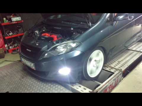 FR-V mini- Frankenstein 200hp on dyno K20A9 with K24A3 head