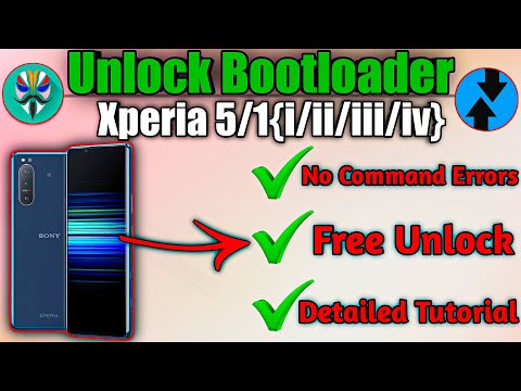 Free Bootloader Unlock All Sony Xperia 5/1 (i/ii/iii/iv)
