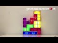 Tetris Lampe, aus Tetris-Bausteinen Video