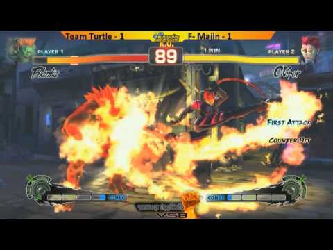 Team Turtle vs F-Majin - SSF4AE Teams - VSB Road To Canada Cup