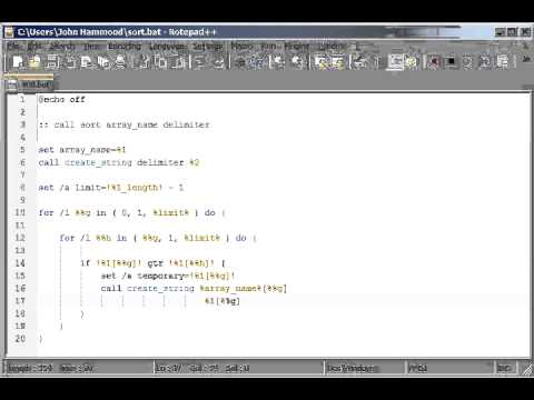 Batch 70 Sort Function