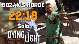 Bozak's Horde Speed Run - Dying Light PC - 22:18 - Solo