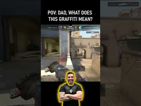 POV: Dad, what does this GRAFFITI mean? 👴🏻#cs2 #csgo #cs #counterstrike #coldzera #flying #awp