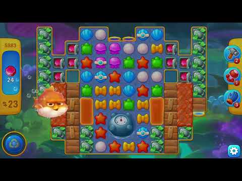 [FISHDOM Walkthrough] Level 5983 Hard (Qua màn - Fishdom)