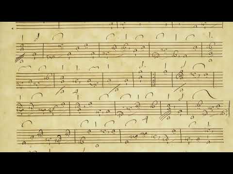 Ennemond or Denis Gaultier - Courante "Le Canon" in d minor