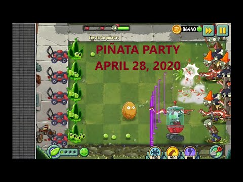 Plants vs Zombies 2: Piñata Party April 28, 2020