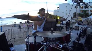 Fer K DrumCam Oasis | Puya Cover at Moto Beach Party 2020