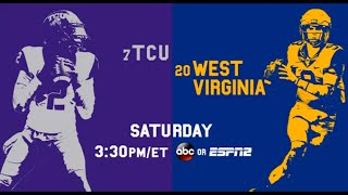WVU vs. TCU ESPN Promo 11.1.14