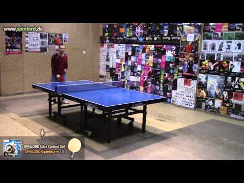 SPINLORD Gipfelsturm 1.8 mm - FH topspin on SPINLORD Ultra Carbon Def