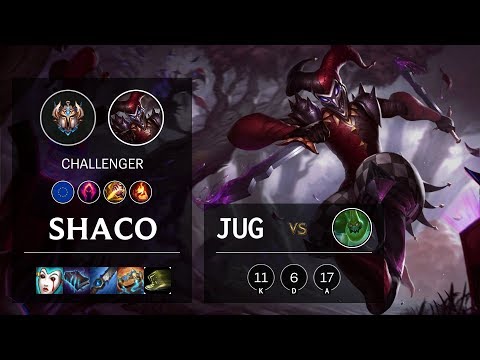 Shaco Jungle vs Zac - EUW Challenger Patch 10.5