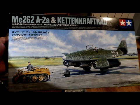 Messerschmitt Me 262 & Kettenkraftrad 1/48 by Tamiya. Edition 2023.