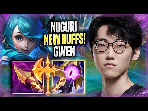 NUGURI IS READY TO PLAY GWEN WITH NEW BUFFS! - DK Nuguri Plays Gwen TOP vs Kled! | Season 2022