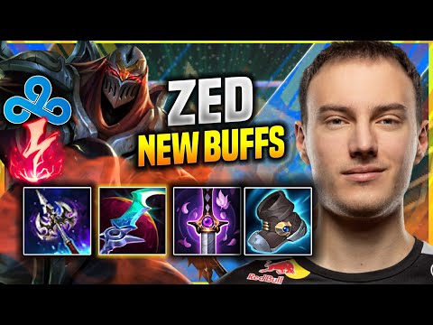 PERKZ IS A BEAST WITH ZED NEW BUFFS! - C9 Perkz Plays Zed MID vs Zoe! | Patch 11.18
