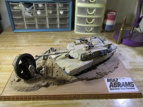 Building Tamiya M1A2 Abrams. From Start to Finish. 1/35 Scale. Part 2 Direct Hit