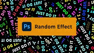 Download the video "Photoshop Tutorial How to Make This Random Text Background Effect"