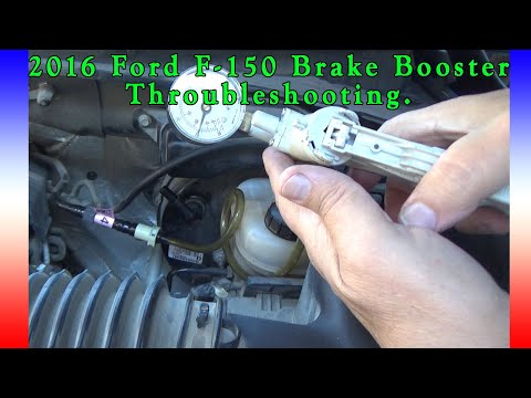2016 Ford F-150 Brake Booster Troubleshooting for Hard Brake Pedal.