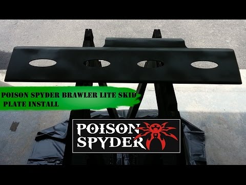 Poison Spyder Brawler Lite Skid Plate install