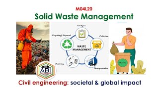 Solid Waste Management I Civil Engg. Societal & Global Impact