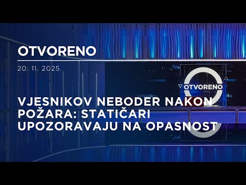 Otvoreno: Vjesnikov neboder nakon požara: Statičari upozoravaju na opasnost