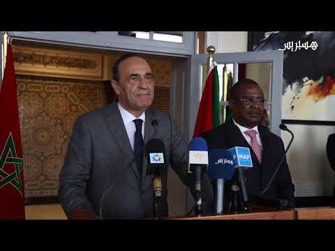 الحبيب المالكي يستقبل ديلفيم نيفاس رئيس الجمعية الوطنية لسان تومي لتعزيز التعاون الثنائي بين البلدين