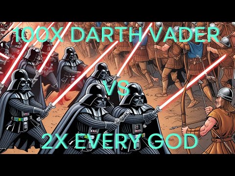 100x Darth Vader vs 2x Every God - Totally Accurate Battle Simulator TABS
