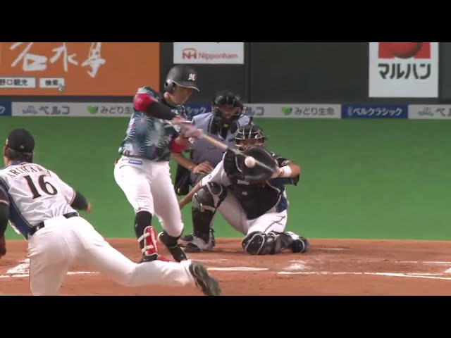 【6回表】一気にたたみかける!! マリーンズ・鈴木 センター前のタイムリーで追加点!! 2018/8/14 F-M