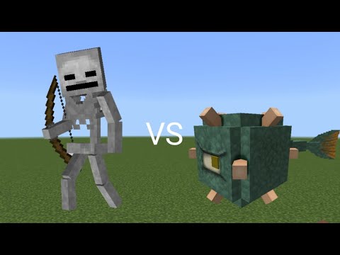 Skeleton Titan VS Titanic Guardian - Minecraft PE Mob Battle EP.89