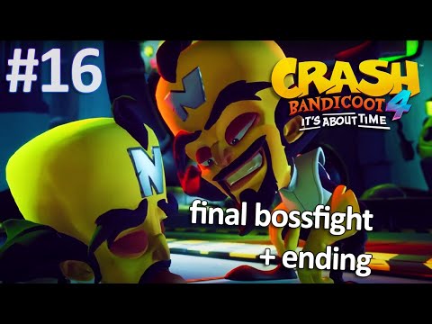 Final BossFight + Ending 🦥🦥 | Crash Bandicoot 4 Its About Time Pt.16