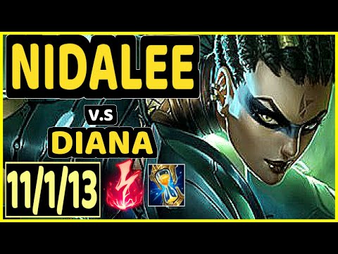 NIDALEE vs DIANA - 11/1/13 KDA JUNGLE CHALLENGER GAMEPLAY - KR