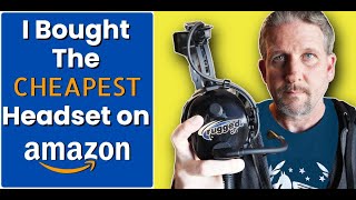 Ich habe das billigste Headset bei Amazon gekauft und das ist dabei herausgekommen.